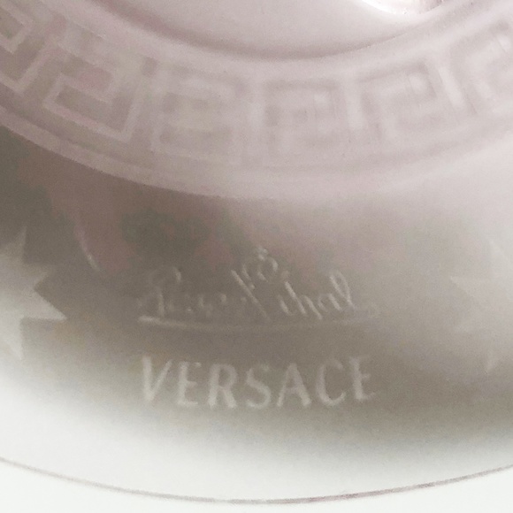 Rosenthal Versace Medusa Ornament Pink Crystal Ornament Home Decor - Picture 8 of 8